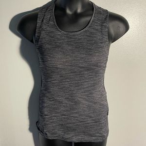 Lululemon Grey Tank Top Cross Back with Pocket